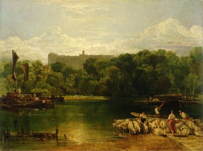 Windsor Castle from the Thames by Joseph Mallord William Turner